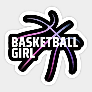 basketball girl Sticker